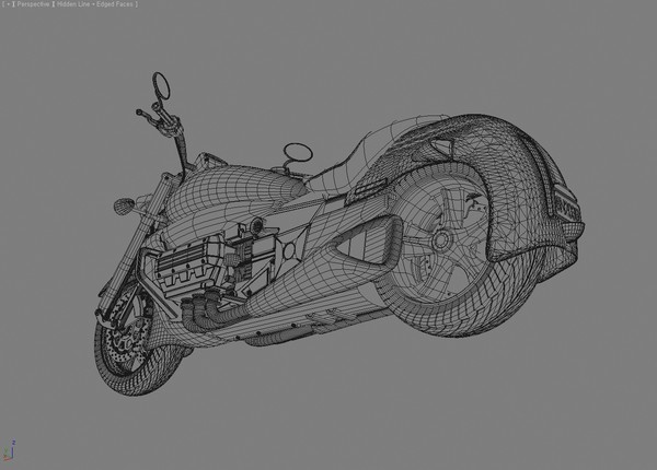 touring honda valkyrie rune 3d model - Honda Valkyrie Rune by android99