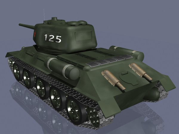 lightwave t34 soviet tank - T-34-85 Soviet Tank by jhthomas512