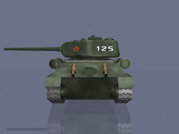 lightwave t34 soviet tank - T-34-85 Soviet Tank by jhthomas512