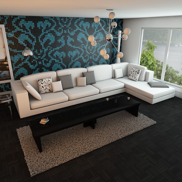 living room 3d model - Elegant Living Room by KeremGogus