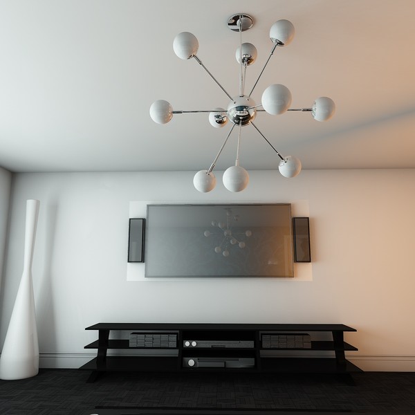 living room 3d model - Elegant Living Room by KeremGogus