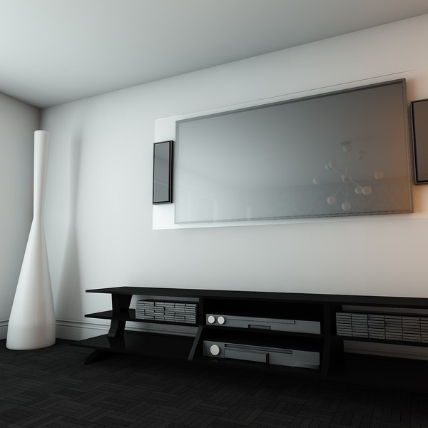 living room 3d model - Elegant Living Room by KeremGogus