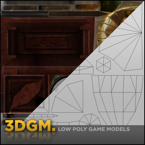 gramophone real time 3d model - Gramophone 3DGM by 3D Game Models