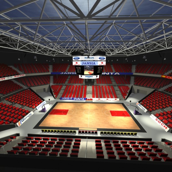 3ds max basketball arena - Basketball Arena by Imagework