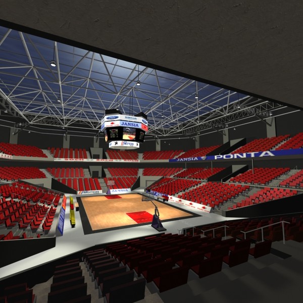 3ds max basketball arena - Basketball Arena by Imagework