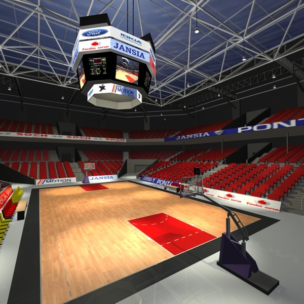 3ds max basketball arena - Basketball Arena by Imagework