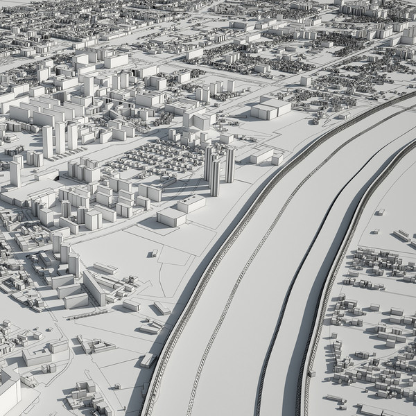 3ds max city zagreb - 3d Zagreb City by ignasius
