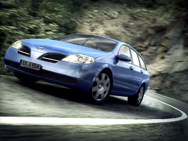 nissan primera p12 wagon 3d model - Nissan Primera P12 Wagon by RTEwork