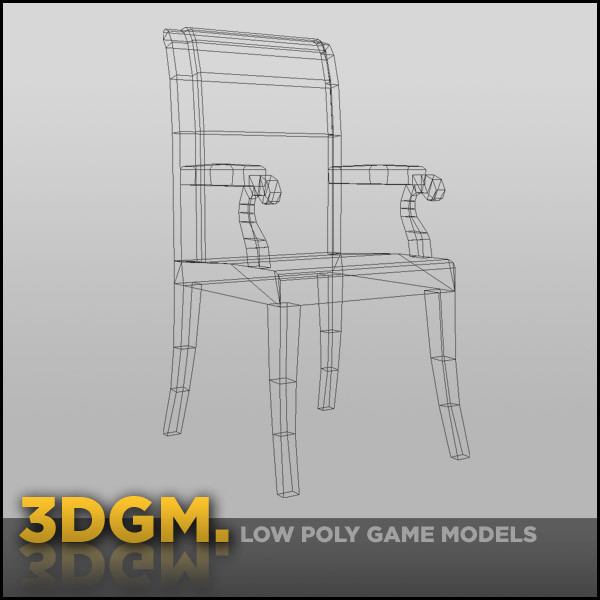 maya classic chair - Chair classic 3DGM by 3D Game Models
