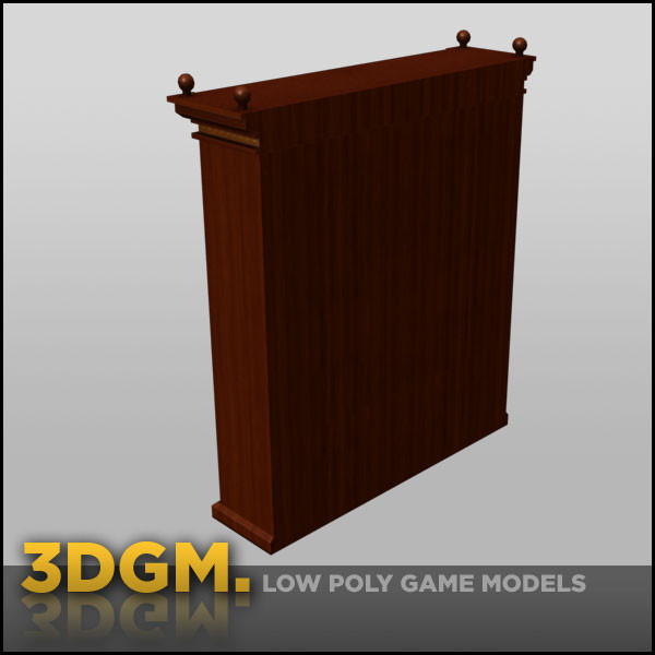 maya book case - book case 3DGM by 3D Game Models