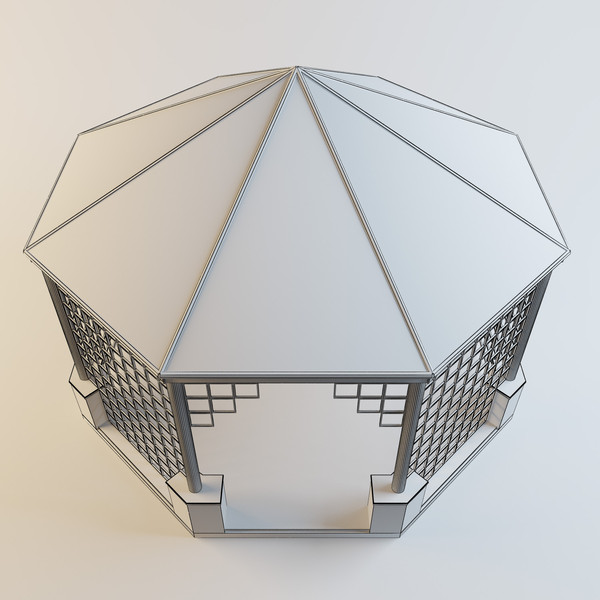 3d arbour model - Arbour by mifody