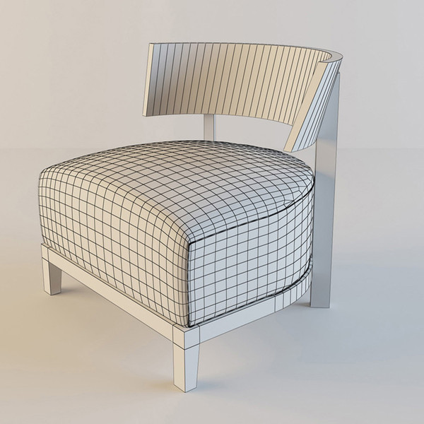 armchair thomas design flexform 3d max - Armchair-THOMAS-DESIGN_FLEXFORM by mifody
