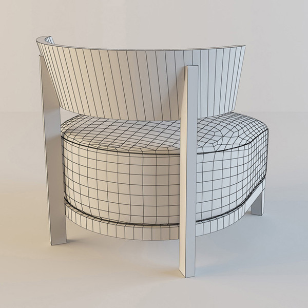 armchair thomas design flexform 3d max - Armchair-THOMAS-DESIGN_FLEXFORM by mifody