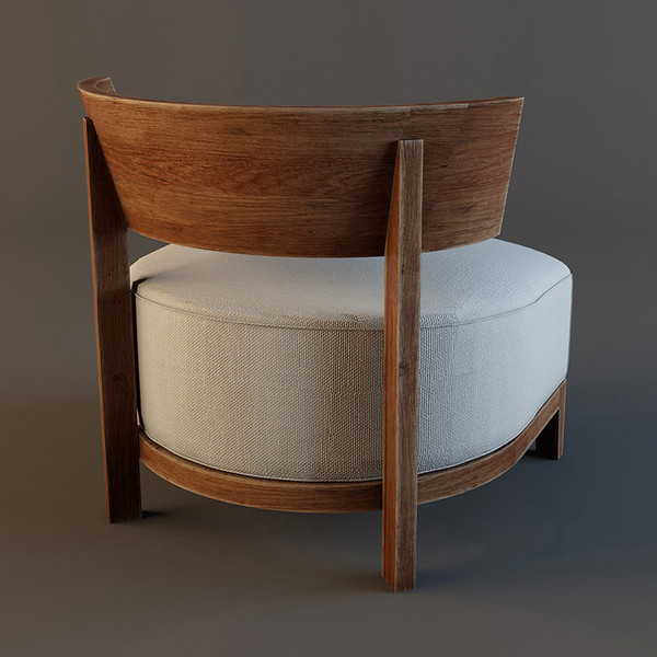 armchair thomas design flexform 3d max - Armchair-THOMAS-DESIGN_FLEXFORM by mifody