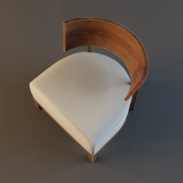 armchair thomas design flexform 3d max - Armchair-THOMAS-DESIGN_FLEXFORM by mifody