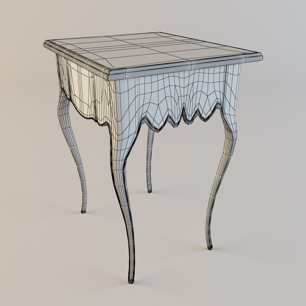 bed table 3d model - Bed_side_table_01 by mifody
