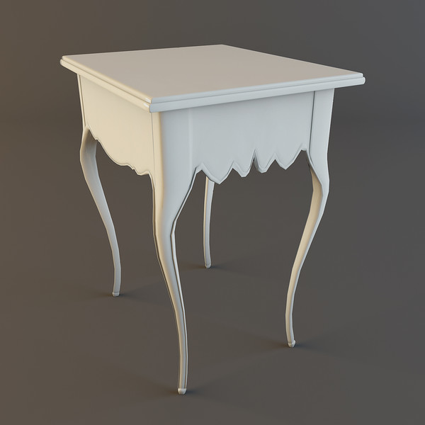 bed table 3d model - Bed_side_table_01 by mifody