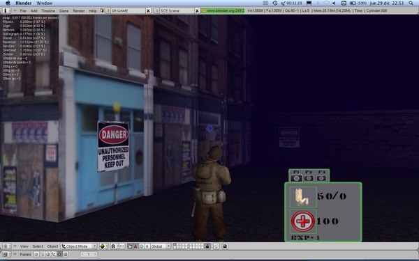 3d blend 3ps prototype - 3PS Game Prototype... by montesacu