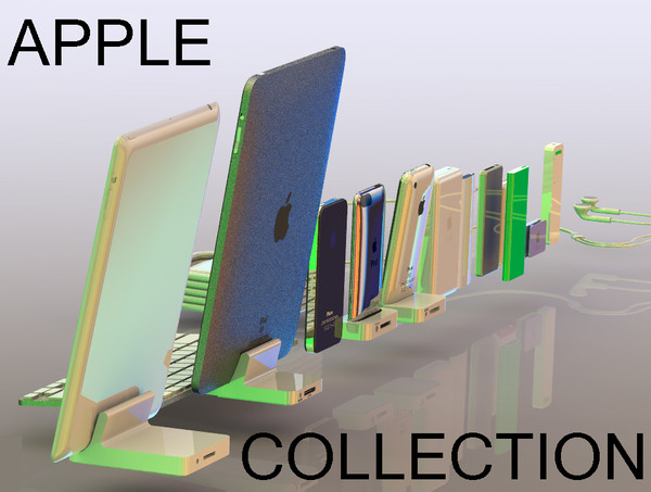 3d 3ds apple solidworks 2011 iphone - Apple Collection in SolidWorks 2011 by 3D MECHANICAL ENCYCLOPEDIA
