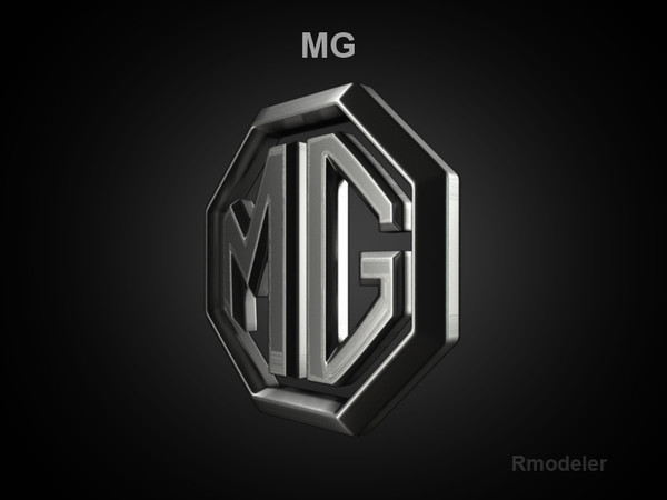 mg car 3d model - MG 3d Logo by Serega Rozhnov