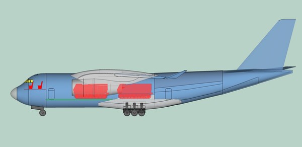 dwg tu-330 transport aircraft solid - TU-330 Transport Aircraft Solid Assembly Model by RodgerSaintJohn