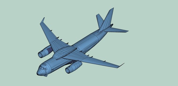 dwg tu-330 transport aircraft solid - TU-330 Transport Aircraft Solid Assembly Model by RodgerSaintJohn