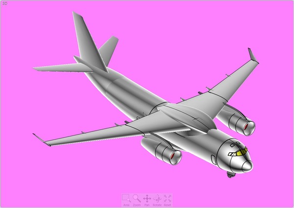 dwg tu-330 transport aircraft solid - TU-330 Transport Aircraft Solid Assembly Model by RodgerSaintJohn