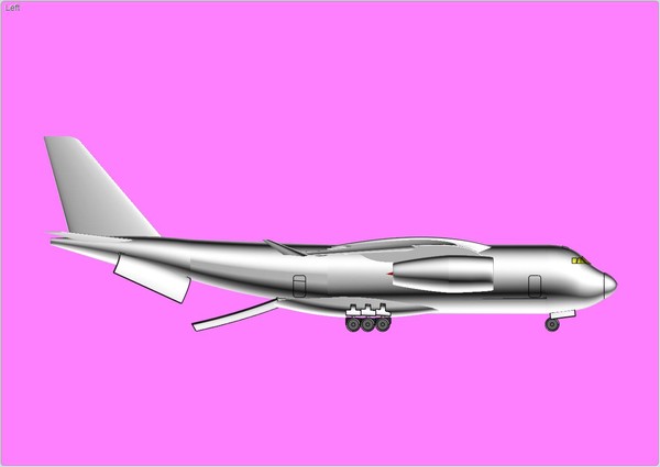 dwg tu-330 transport aircraft solid - TU-330 Transport Aircraft Solid Assembly Model by RodgerSaintJohn