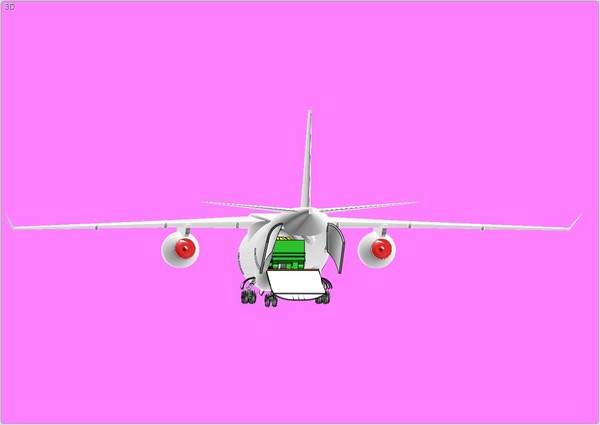 dwg tu-330 transport aircraft solid - TU-330 Transport Aircraft Solid Assembly Model by RodgerSaintJohn
