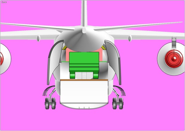 dwg tu-330 transport aircraft solid - TU-330 Transport Aircraft Solid Assembly Model by RodgerSaintJohn