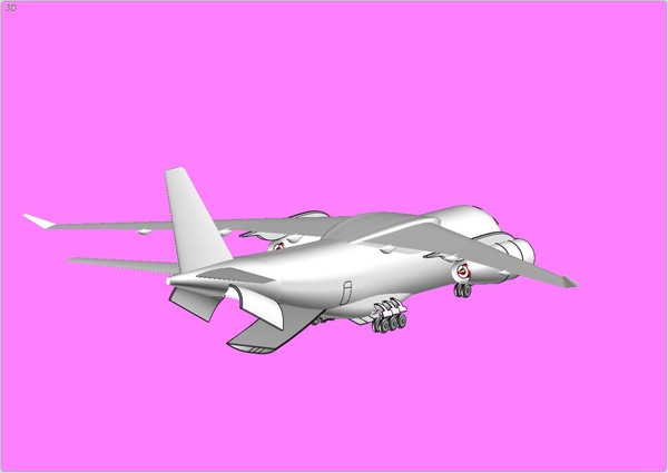 dwg tu-330 transport aircraft solid - TU-330 Transport Aircraft Solid Assembly Model by RodgerSaintJohn