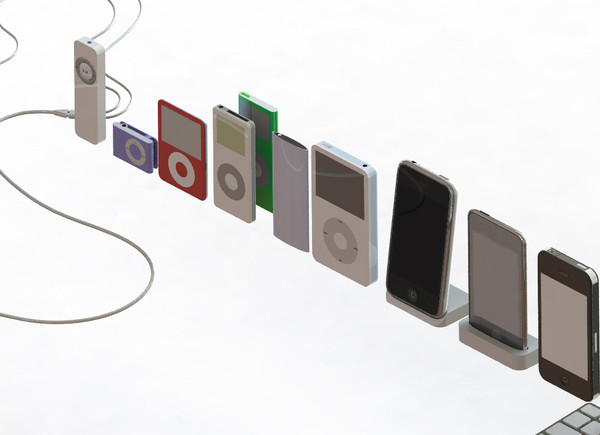 3d 3ds apple solidworks 2011 iphone - Apple Collection in SolidWorks 2011 by 3D MECHANICAL ENCYCLOPEDIA