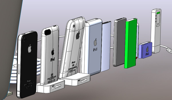 3d 3ds apple solidworks 2011 iphone - Apple Collection in SolidWorks 2011 by 3D MECHANICAL ENCYCLOPEDIA
