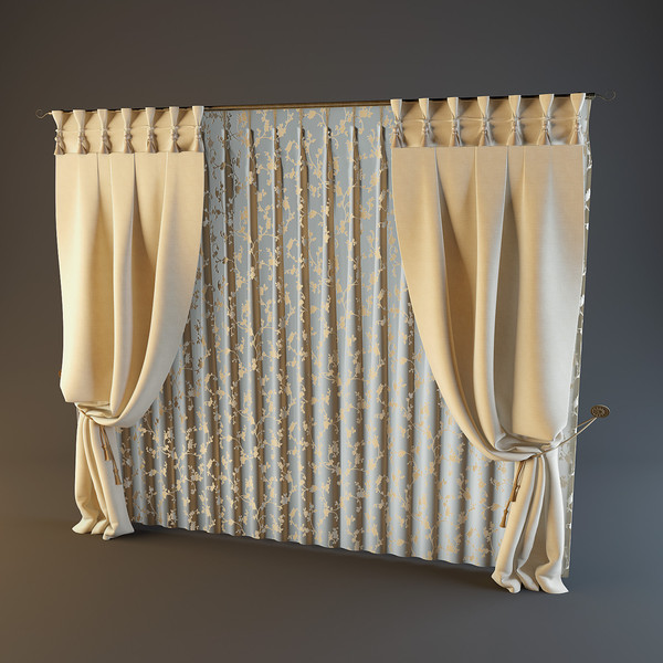 3dsmax curtain - Curtain_02 by mifody