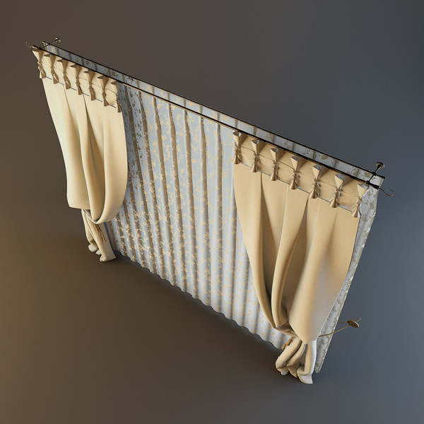 3dsmax curtain - Curtain_02 by mifody