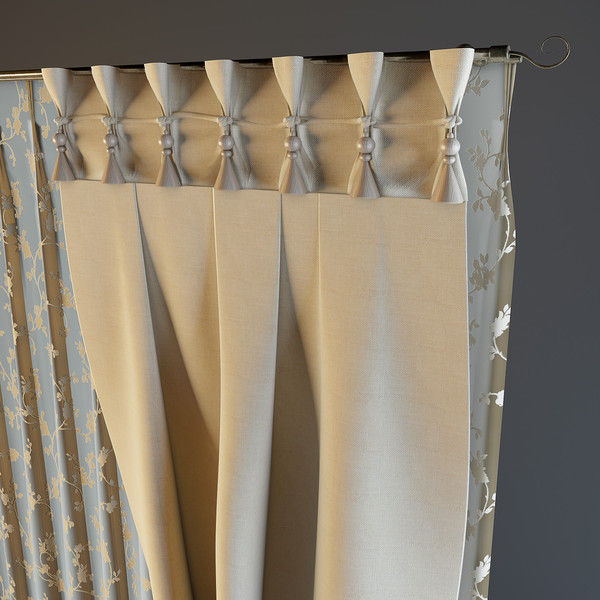 3dsmax curtain - Curtain_02 by mifody