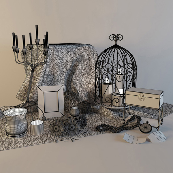 3d model decor group - Decor_group1 by mifody