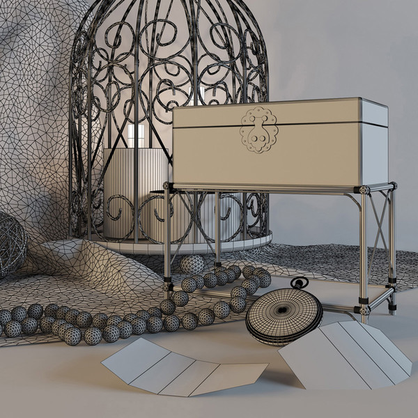 3d model decor group - Decor_group1 by mifody