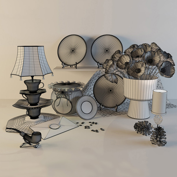 3ds max decor group - Decor_group2 by mifody