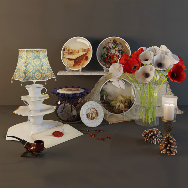 3ds max decor group - Decor_group2 by mifody