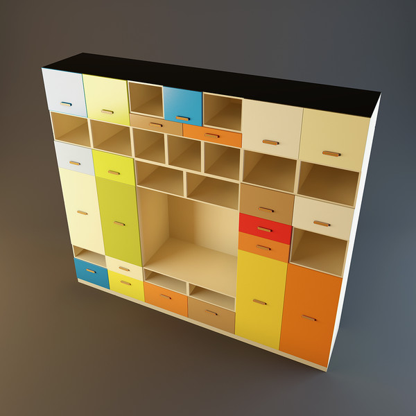3d model wardrobe - Wardrobe_04 by mifody