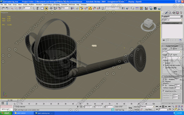 3d model waterer - watering can by Animation Anchor Line