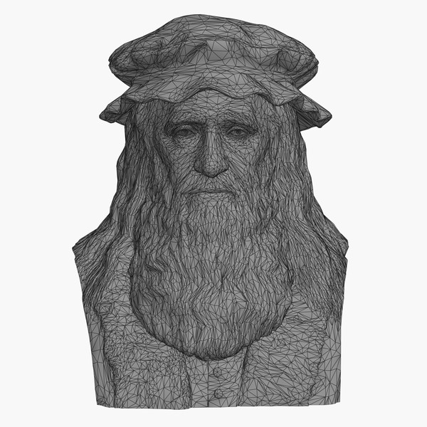 max decorative bust leonardo da - Leonardo Da Vinci Bust... by clay master