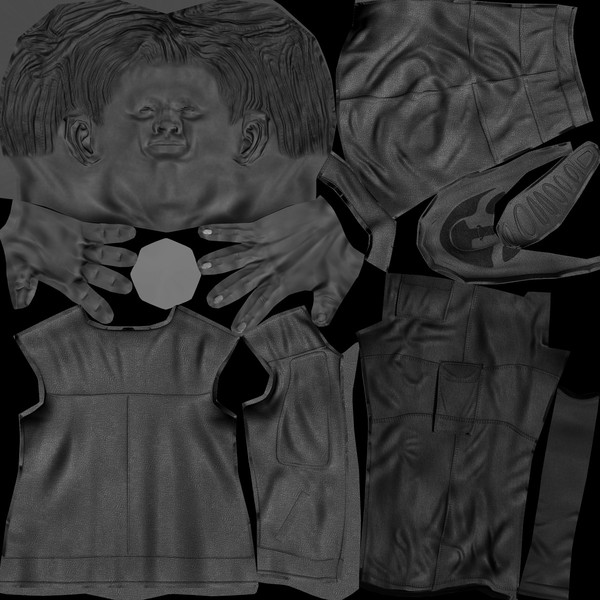 3ds max ready character mapped - bMan2 by ESS Studio