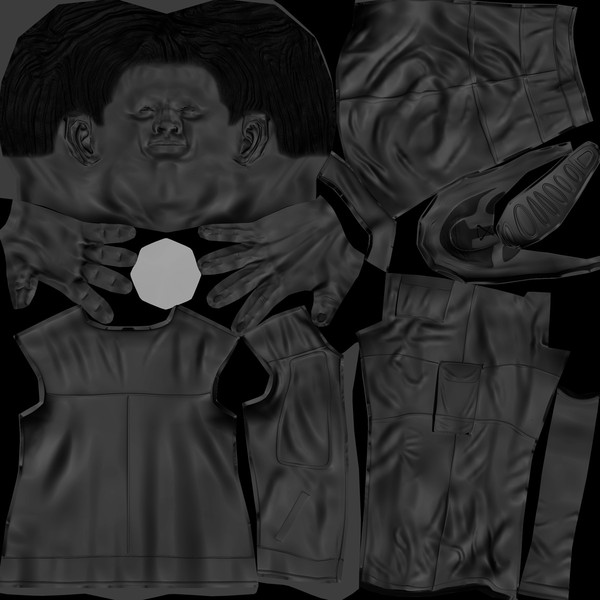 3ds max ready character mapped - bMan2 by ESS Studio