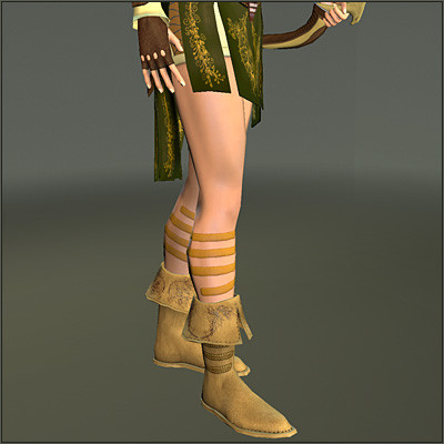 free fantasy elf archer girl character 3d model - Elf Archer Free by ESS Studio