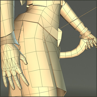 free fantasy elf archer girl character 3d model - Elf Archer Free by ESS Studio