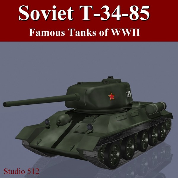 lightwave t34 soviet tank - T-34-85 Soviet Tank by jhthomas512