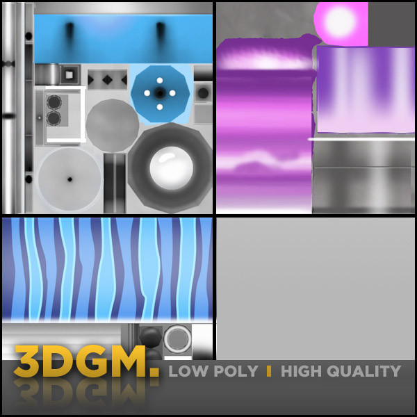 lamp retro 3dgm obj - lamp retro collection 3DGM by 3D Game Models