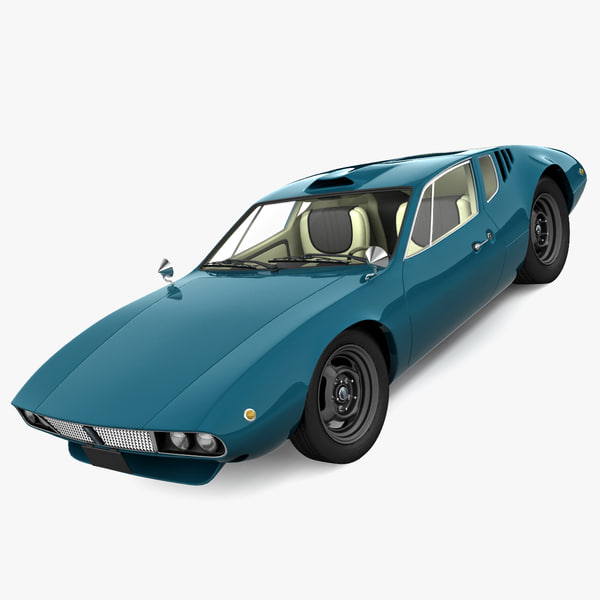 3d model tomaso mangusta - De Tomaso Mangusta by 3d_molier
